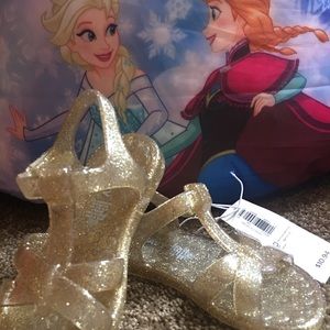 Gold Sparkly Jellies